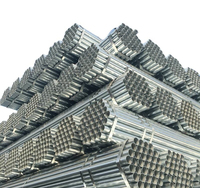 Tubería de Acero Galvanizado por Inmersión en Caliente de 2 Pulgadas, 4 Pulgadas, 40 mm, Técnica ERW, Longitud de 6 m, Servicio de Soldadura para Estructuras de la Industria de la Construcción