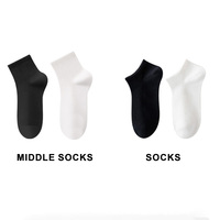 Chaussettes de compression jetables fines pour hommes et femmes, chaussettes de voyage absorbant la transpiration, respirantes, motif uni, emballage individuel