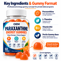 Gommes Nootropiques à la Paraxanthine, L-Théanine et Vitamines B pour l'Énergie et la Concentration Quotidiennes – Complément de Bien-être – Fournisseur en Gros OEM ODM