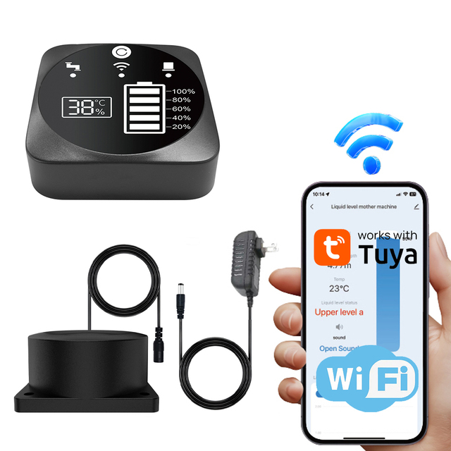 WALE 871WT Tuya WiFi Smart Home Products Devices Usage Meter Gauges Remote Monitor Water Tank Level Sensor