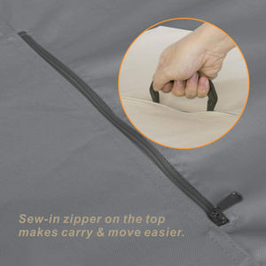 Housse de chenil pour chien Sanan, imperméable, anti-poussière, durable, en Oxford, housse de <span class=keywords><strong>cage</strong></span> pour chien pliable, lavable, pour l'extérieur - Product Image 2