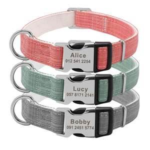 TOPBUDDY-Collar de tela a medida para perro, Collar para perro - Product Image 1