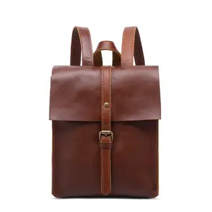 New design brand high quality vintage leather ladies rucksack bagpack back pack backpack bookbag bag for girls