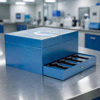 Boîtes d'emballage de peptides, coffret cadeau de luxe pour cosmétiques et soins de la peau avec fenêtre en forme de cœur, design à tiroirs multicouches, usine source, 15 ans d'expérience