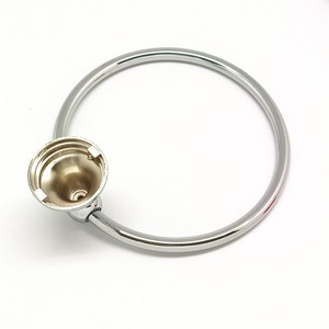 Anillo para Toallas con Base Integrada de Hierro, Diseño Moderno, Acabado Dorado, Resistente al Óxido, para Uso en Hoteles - Product Image 2