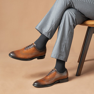 Zapatos de Cuero para Hombre 2026, Suministro Directo, Zapatos Oxford Formales y Casuales de Negocios, Zapatos de Vestir de Alta Calidad para Caballero, Venta al Por Mayor - Product Image 4