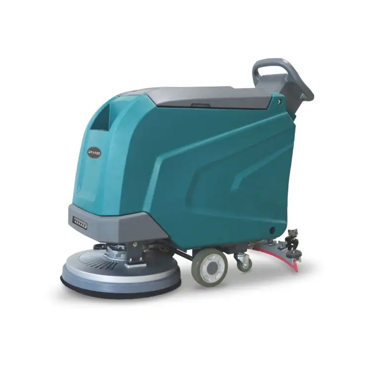 Commercial Battery Powered Compact Concrete Marble Epoxy Hand Auto Scrubber Floor Cleaning Machine