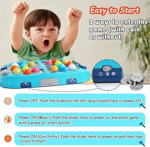 Nouveau jeu éducatif pour enfants Whack a Mole, amusant jeu de frappe en bois avec hamster - Product Image 6