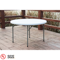 Table pliante d'extérieur, ensemble de 6 chaises, table de fête pliante et chaises pliantes de camping en plastique, modernes et bon marché