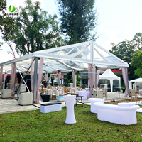 Grande Tente de Mariage en Structure Membrane PVC, à Armature Droite, pour 1000 Places, Luxe, pour Expositions Extérieures dans le Désert, avec Tapis
