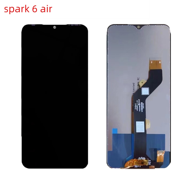 OG Crown for Tecno Spark 6 KE7 6 Air KE6 6 GO KE5 Touch Screen Glass Lcd Display Assembly