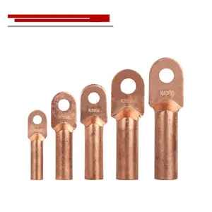 DT10-DT800 SINCE 1989 Oil-plugging Power Cable Terminal Lugs(oil Plugging) High Quality DT Solder Copper Lug 99.9% Copper