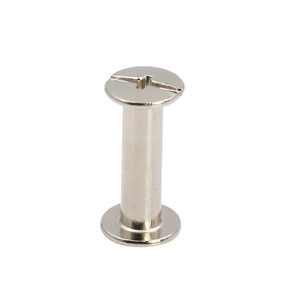 Rivets Xing Jinwei avec rondelle, tête plate, autotaraudeurs, nickelés, en acier au carbone, norme GB875, grade A - Product Image 2