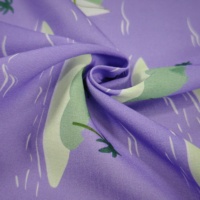 Tissu en popeline de coton 100 % coton imprimé style rétro vintage Fresh Islands pour vêtements – Vente en gros