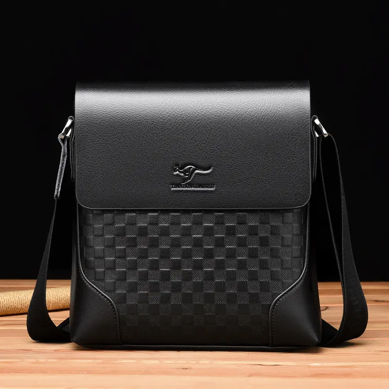Fashion Design Good Quality Waterproof Leather Men Messenger Bag Mini Shoulder Bag For Man