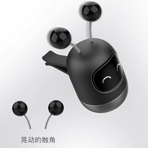 Diffuseur de parfum pour voiture en forme de robot mignon, à clipser sur la sortie d'air, parfum longue durée + parfum solide pour voiture - Product Image 4