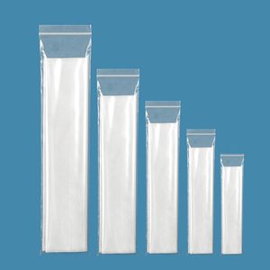 Tùy chỉnh kích thước nhỏ <span class=keywords><strong>Ziplock</strong></span> đóng gói túi rõ ràng nhỏ nhựa Grip tự con dấu tái sử dụng tính năng bền PE PVC đơn zippered tự-túi - Product Image 1