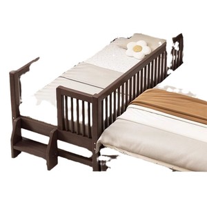 Wan Yusen Solid Wood Childrens <b>Bed</b> Extendable Guardrail Platform <b>Bed</b> For Boys Girls <b>Pine</b> Wood Small <b>Bed</b> With Safety Rails - Product Image 5