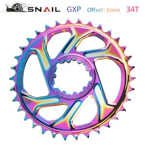Plateau de chaîne léger Snail pour VTT et BMX, coloré, avec 32-40 dents, compatible avec les vélos de montagne - Product Image 3