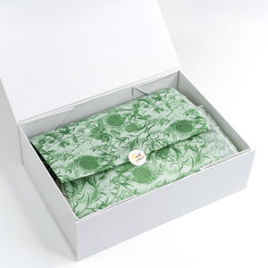 Eco-Friendly Green Wrapping Tissue Paper Brand Logo Custom Printed Coated Single-Sided Gift Paper for <b>Present</b> <b>Box</b> - Product Image 3
