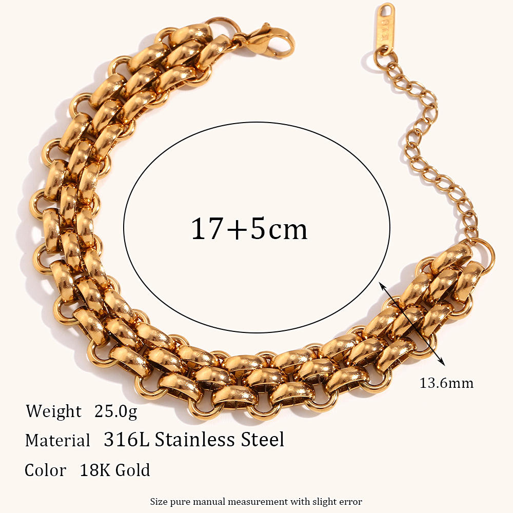 Women Hand Bracelet Stainless Steel Hand Bracelets Jewelry on the