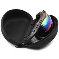 Bestclean Eva étui à lunettes de natation Eva Zipper étui à lunettes de sport boîte étui à lunettes de natation de ski avec logo personnalisé