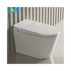 Artículos sanitarios automáticos de buena calidad, <span class=keywords><strong>inodoro</strong></span> de Color blanco, <span class=keywords><strong>inodoro</strong></span> inteligente de cerámica montado en el suelo para Baño - Product Image 1