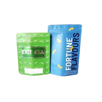 Pochette en plastique personnalisée 3.5g 7 grammes 1 once Anti-odeur Packs Emballage alimentaire de gâteau de bonbons Sacs d'étanchéité en mylar