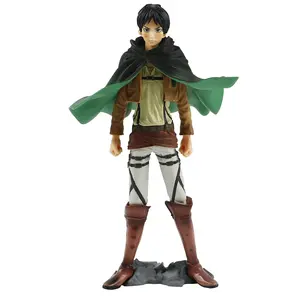 XRH <span class=keywords><strong>Anime</strong></span> giapponese Attack on Titan action figure Levi Eren Mikasa <span class=keywords><strong>Anime</strong></span> figure prezzo economico bambole in PVC - Product Image 1