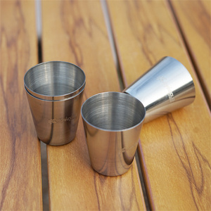 Mug à bière en acier inoxydable 304 pour l'extérieur, mug portable pour eau froide, logo personnalisé - Product Image 2