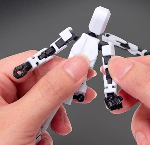 DIY関節可動フィギュア ラッキー、模型玩具、アクションフィギュアおもちゃ 誕生日プレゼント デスクトップデコレーション - Product Image 3