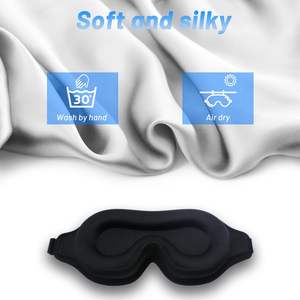 2025 Popular Good Quality Sleeping Silk Eye Mask Protect Eyes Luxury Custom Wholesale Satin Silk Sleep Eye Mask - Product Image 5