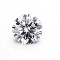 Starsgem-diamante sintético suelto, Diamante de Color blanco puro F G, 2 quilates, 8,0mm, vvs, moissanita