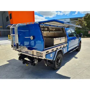 2024 Nieuwe 4wd Aluminium Camper Pick-Up Truck Camping Ute Trays Luifels Pick-Up Truck Ute Luifel Te Koop