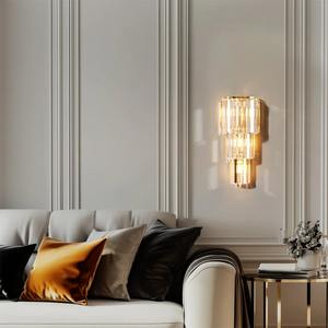 Applique murale LED en cristal haut <span class=keywords><strong>de</strong></span> gamme moderne, style minimaliste, pour hôtels <span class=keywords><strong>de</strong></span> luxe, couloirs, allées, salons, restaurants - Product Image 6