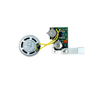 Placa de circuito de voz con sensor de luz, chip IC para tarjetas de felicitación, Cajas de Regalo, módulo de sonido MP3, altavoz de música, USB
