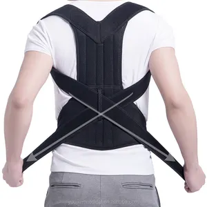 חגורה לגב כתף תמיכת Brace להקל על כאבים בגב תחתון תמיכת חגורת יציבת מתקן בנד עבור גברים ונשים