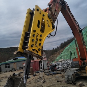 Martillo Silencioso para Excavadora LS de 20-30 Toneladas, Rompedor Hidráulico de <span class=keywords><strong>Piedra</strong></span> de Montaña de 140 mm con Caja de Cincel, Motor y Propulsión - Product Image 4