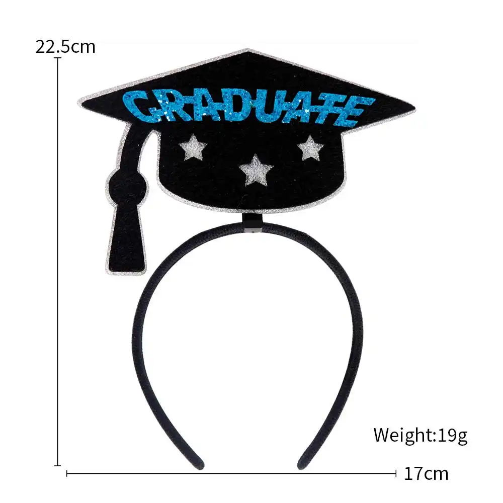 Mới tốt nghiệp bên Headband ảnh Prop mortarboard cap bằng tốt nghiệp Headband