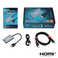 Hochwertiger Adapter HD-Konverterkabel für Retro PS1 PS2 HD-Adapter Konverter Spielzubehör
