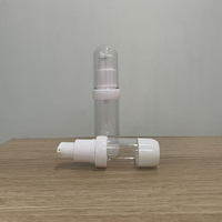 Emballage de sérum pour soins de la peau, cylindre de 10 ml, 15 ml, 20 ml, 30 ml, flacon en plastique blanc rechargeable avec pompe sans air, lotion, shampoing, parfum