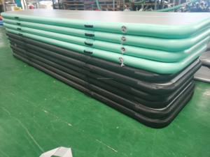 Tabla de bloques de pista de aire para gimnasia, esteras de caída, pista de aire inflable, esterilla de caída súper grande con bomba - Product Image 5