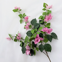 Fleurs de Bougainvillier Artificielles en Latex PPS, 100 cm, 3 Tiges, Effet Réel, Style Moderne, pour Mariage et Décoration Intérieure