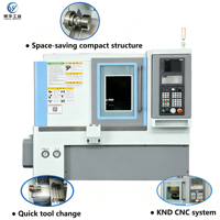 Tour CNC compact haute vitesse YH3630 pour l'usinage en série de petites pièces en acier, aluminium et cuivre