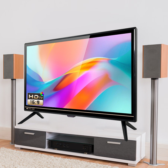 Ultra Slim 19 Inch Small Size OEM ODM  AC DC 12V  VGA USB HD LCD Wide Screen  TV