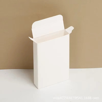 Boîte en carton blanc carrée universelle entièrement personnalisée pour rouge à lèvres, fond de teint, maquillage et cosmétiques