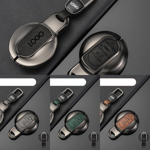 DM เคสกุญแจหนังทำจากสังกะ<span class=keywords><strong>สี</strong></span>อัลลอยสำหรับรถยนต์ BMW รุ่นมินิเหมาะสำหรับรถยนต์ขนาดเล็กของ COOper, คันทรี่แมนหนึ่ง, Jcw Club, F56, F55, F54, F57, F60 - Product Image 6