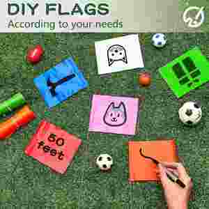 Drapeaux de marquage de jardin en PVC couleur unie, vente chaude, en gros, promotionnels, pour l'irrigation, fanions, marqueurs de jardin en fibre de verre - Product Image 4