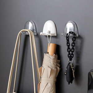 Bathroom Wall Mounted Razor Holder No Drill Installation Durable Storage <b>Rack</b> Rectangular Shape - Product Image 1