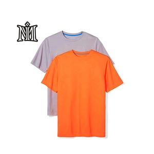 Venta al por mayor de camisetas de moda de fábrica en blanco de diseño personalizado con el logotipo 100% de algodón de los hombres deportes gimnasio yoga pantalones de impresión camiseta - Product Image 5